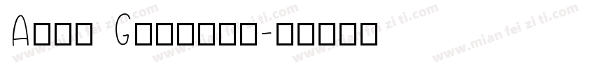 Axel Grotesk字体转换